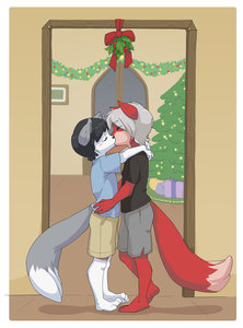 Under the Mistletoe <3 by Khaimera