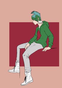 Request 13- Gallade Persona by octopoppy
