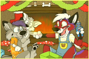 Xmas morning by Wylf