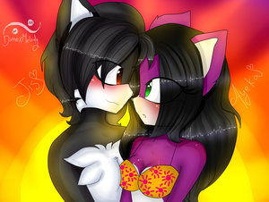 Jis and Ayeka by QueenOcsDimex