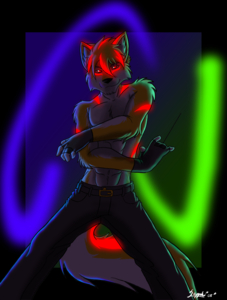 "Phire Poi"  by SapphWolf