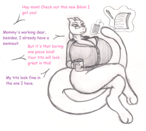 Working mom by QueenSaryala