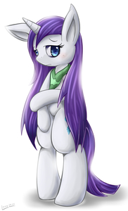 [Rarity] Beautiful when mane wet by vavacung