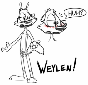 Weylen On Sleet by Weaselgrease