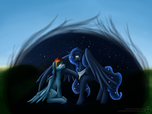 Please forgive me Rainbow Dash by Adalbertus