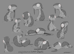 More Zombidillo Sketches by Sefeiren