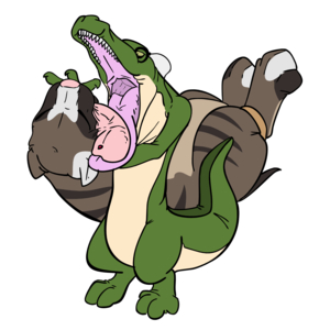 Joe and Grim by AlligatorJoe