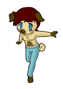 Nick the puppy by silentchawolfie