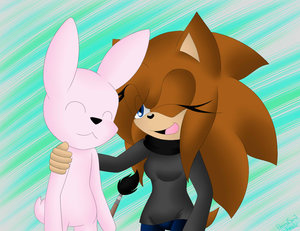 My new friend by EternalSonicFreak