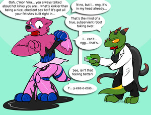Pink Wolf Slave-Bot, Part 1 by Immelmann