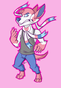 Sylveon chibi by QuickNick