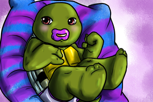 Puppy Donnie! by KungFuMikey