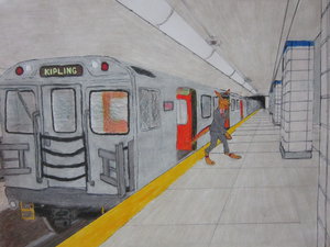 Rue Steps Out for a Break by moyomongoose