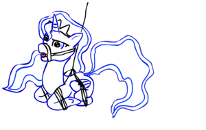 Luna swinging by Sersys