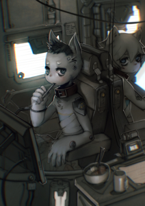 Schrödinger's cat by puinkey