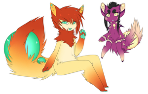 Marbleites Sunrise & Royal~ by SladeWolf