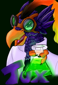 Tux Badge by Gonah