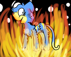 im a firestarter, twisted firestarter by umberpaws