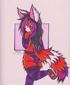 Just prancing about~ by Kazukio