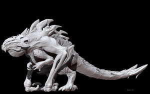 Kaiju Clayrender by MegaPoly