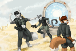 EAST Conbook Illustration by furryratchet