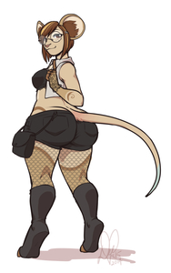 Introducing...MOUSEBUTT! I mean Roxy! by Quixe