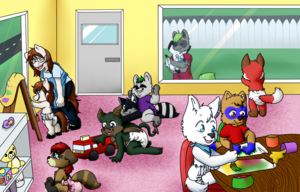 Day at the Daycare by RonaldMcCoon