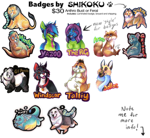 Badges by Shikoku by shikoku
