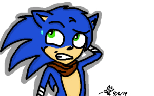 Cartoony Sonic Boom by WhateverWhoCares