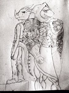 Rjirunji And Xendor by KaWaiiUtachiDragos