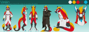 Veskin Ref Sheet by Raightal