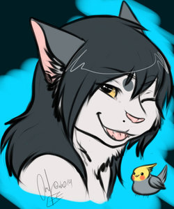 Mel colored sketch by MixedFeline