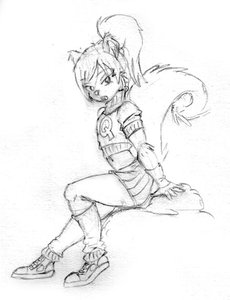 Quinn The Squirrel by Biles