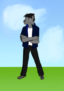 Wulff's Fursona ^^ by DonEnto