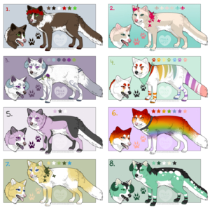 [ $3 FOX ADOPTS ] (4/8 OPEN) by popsular