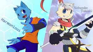 Harmonious N & Nobusuke Takeshi by Hazumazu
