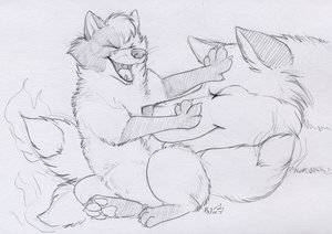 Staahhppp that tickles! by Sitku