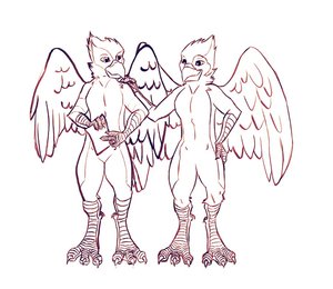 Avi & BJ WIP  by AvalonRoo