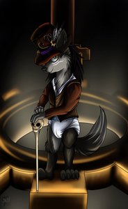 babyfur steampunk commission by OxonaRavenpaw