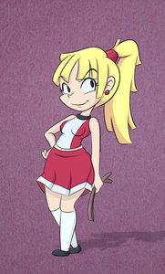 Charlotte the Cheerleader by monkeycheese