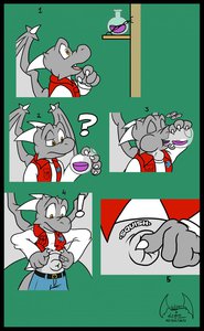 Co-op: The mysterious potion 1/4 by silverdragon