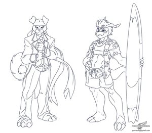 Battle Butler, Beach Bum by Wolfblade