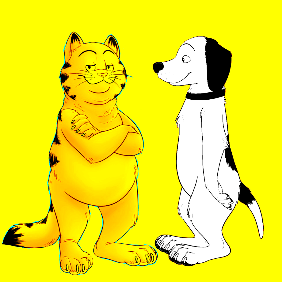 Garfield And Snoopy - Reference by BradSnoopy97