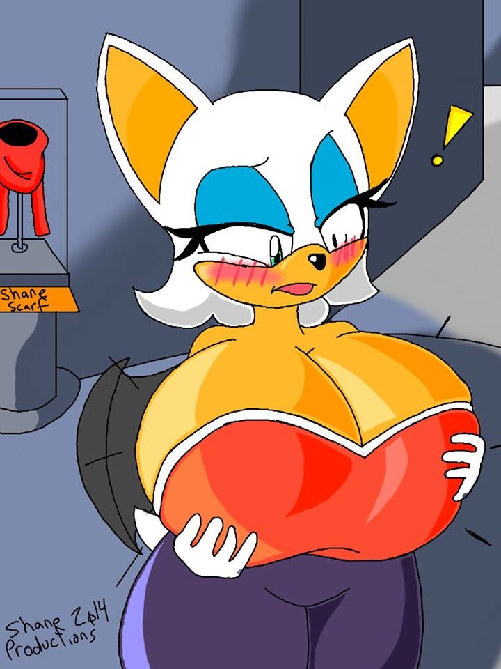 Rouge The Bat Breast Expansion
