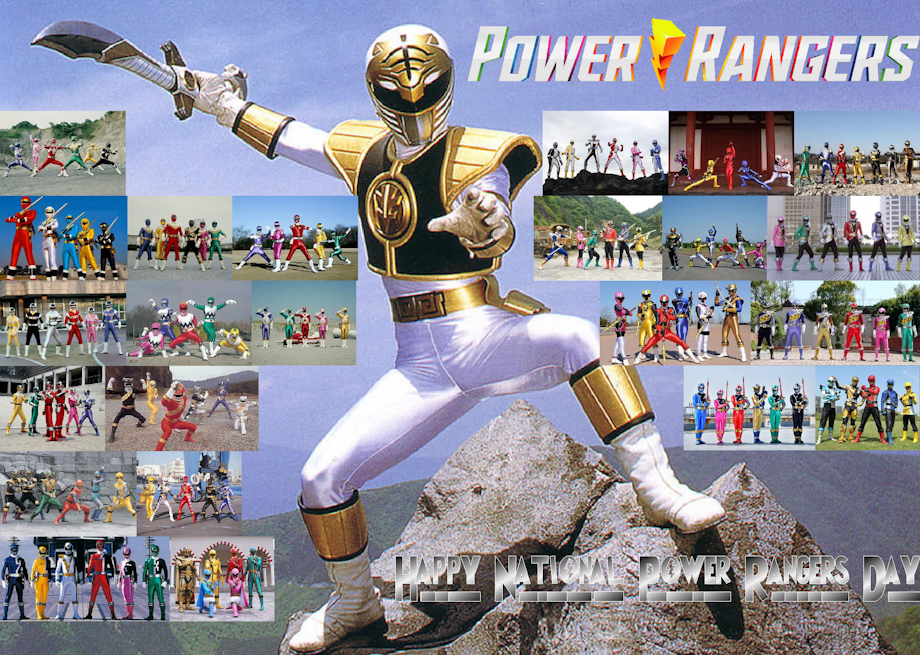 National Power Rangers day by RangerAnime