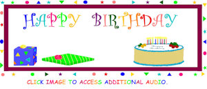 Happy Birthday with Birthday Song by moyomongoose