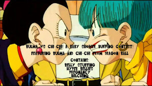 Bulma vs Chi-Chi! A Baby Shower Burping Contest! by rockysavannah