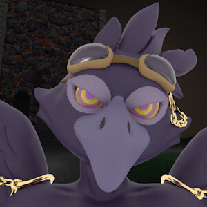 Spooky Hypno Akachi (Animated) by Draggony