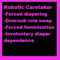 Robotic Caretaker (Forced diapers) by DiaperFillingDragon