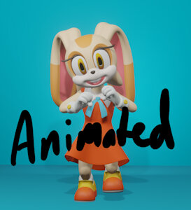 Happy dancing bunny by AttackBunny3D